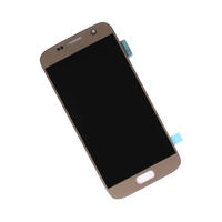Golden Phone LCD For Samsung For Galaxy S7 G930A G930F SM-G930F LCDs Display