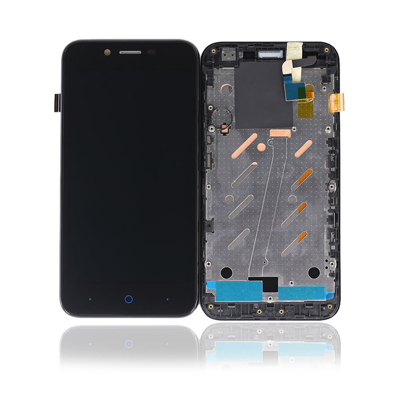 For ZTE Blade A460 LCD Display Touch Screen Digitizer With Frame For Phone Parts Blade L4 LCD 5''