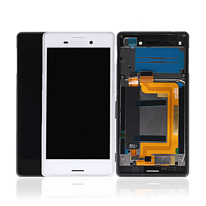 LCD Display Touch Screen Digitizer Assembly with Frame For Sony For Xperia M4 Aqua E2303 E2306 E2353 E2333