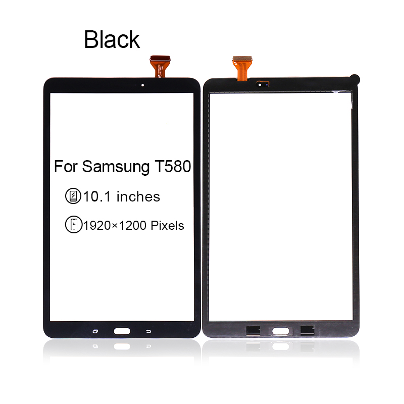 For Samsung For Galaxy Tab A 10.1 T580 T585 SM-T580 SM-T585 Touch Screen Digitizer Sensor Glass Panel Tablet Replacement