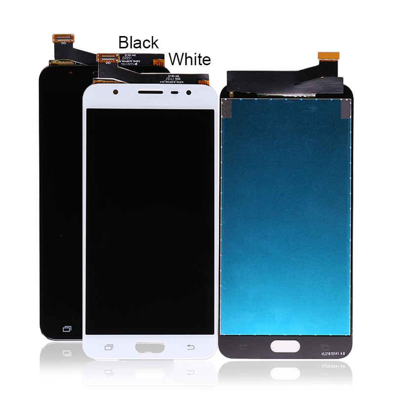 For Samsung For Galaxy J7 Prime G610 LCD Display Touch Screen Digitizer Assembly Double Hole